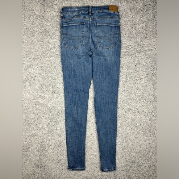 American Eagle Jeans Womens 2 Jegging Next Level Stretch Light Wash Casual Basic - Picture 6 of 6
